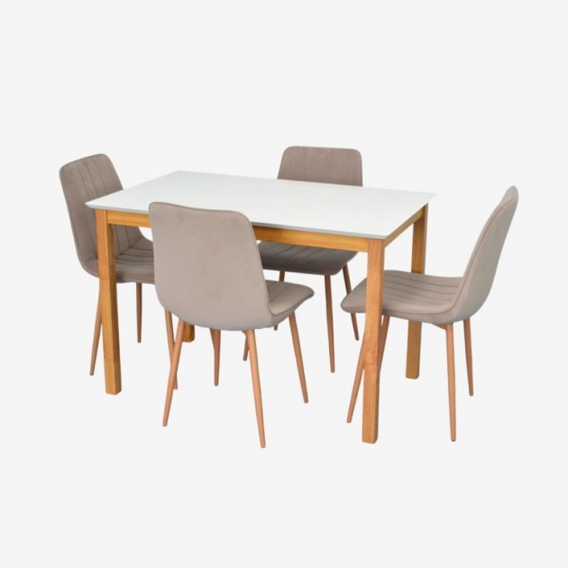 GLORIA White/Bella beech + 4 XR-154Wo Light beige8