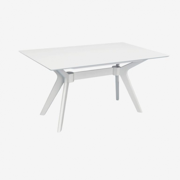 Raffless Rectangular White