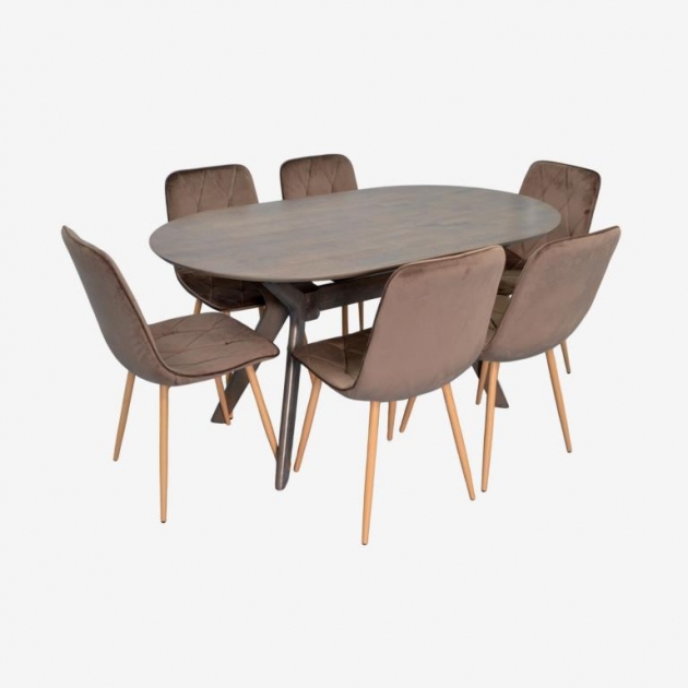 Raffles Oval Antique Grey + 6 YTC-080Wo BLUVEL38