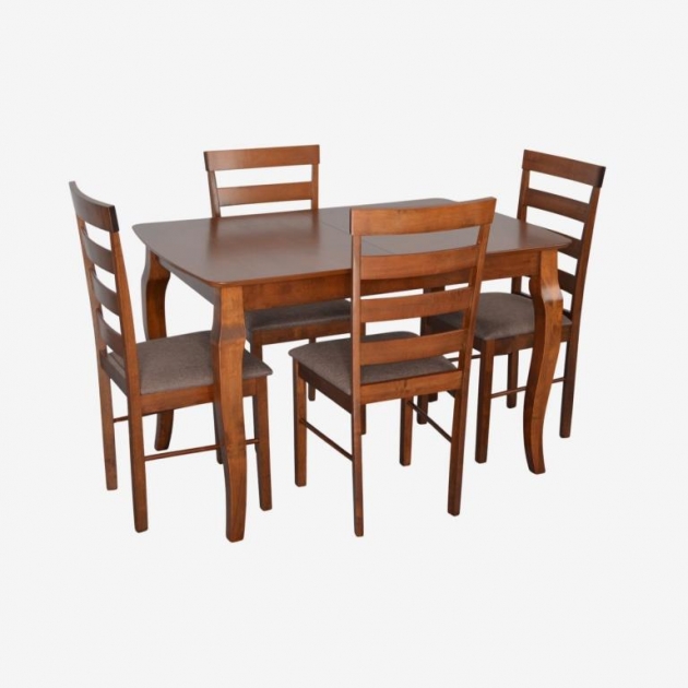 HV-29V Burnish oak + 4 GLORIA Burnish/Ekea12 Dark Brown