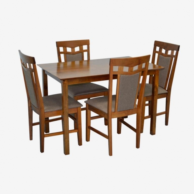 GLORIA Burnish oak + 4 Deepa R  Burnish oak/Ekea12 Dark Brown