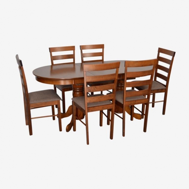 HV-31N Burnish oak + 6 GLORIA Burnish oak/Ekea12 Dark Brown